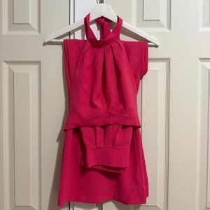 Elegant Pink Women's Pants set